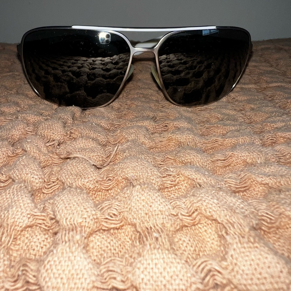 Prada Silver and Black Men's Sunglasses - Picture 4 of 6